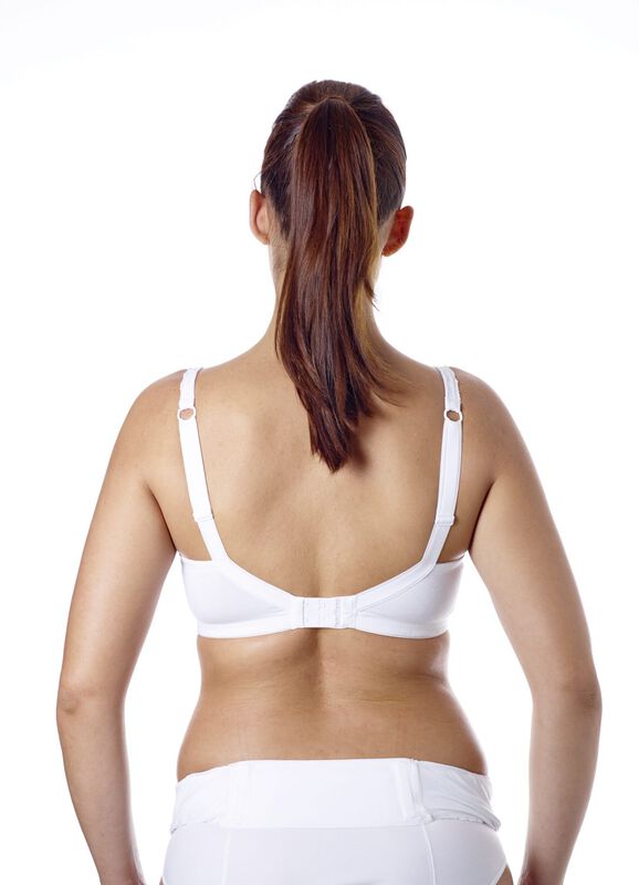 Cotton Stretch Nursing Bra (White) image number null